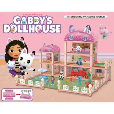 155Pcs DIY Gabby's Paradise World Dollhouse
